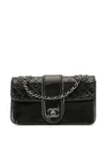 CHANEL Pre-Owned 2006 quilted double chain shoulder bag - Black