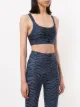 The Upside Paola tiger-print sports bra