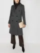 Image 2 of Victoria Beckham herringbone double-breasted coat