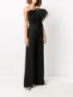 16Arlington feather trim jumpsuit