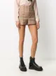 RedValentino check print shorts