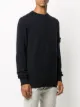 Stone Island crew neck logo patch sweater