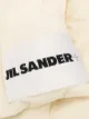 Jil Sander padded logo patch scarf
