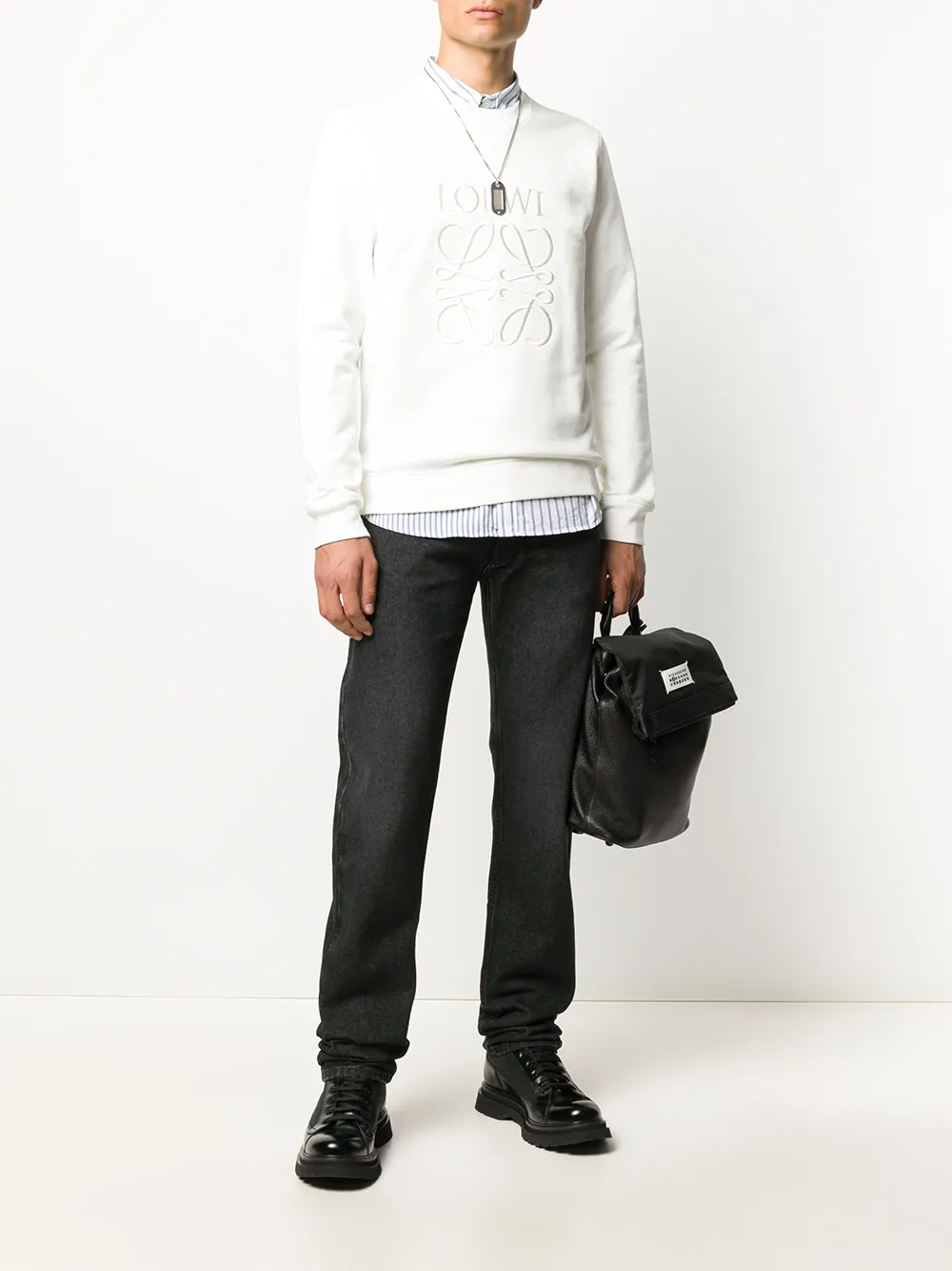 LOEWE Jeans met toelopende pijpen - Zwart