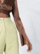 Nanushka knot front cropped top