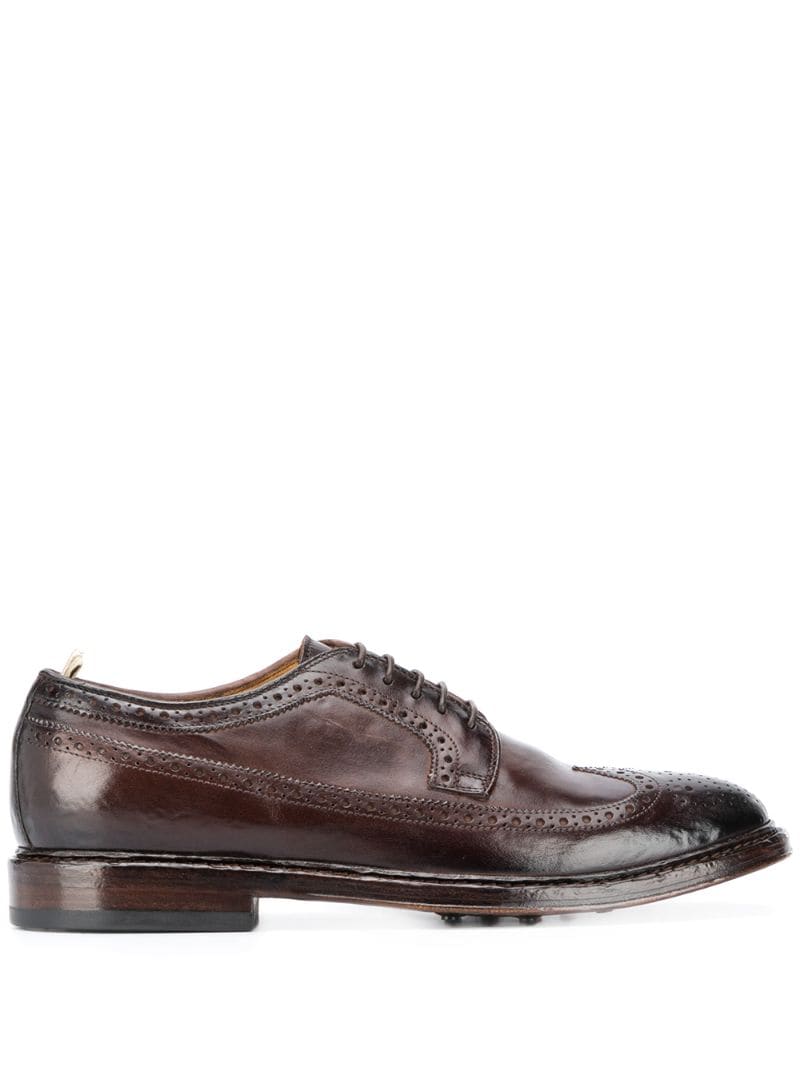 Officine Creative AIRBRUSHED LEATHER BROGUES