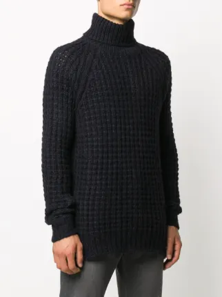 rollneck crocheted jumper展示图