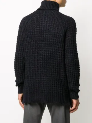 rollneck crocheted jumper展示图