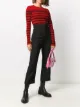 الصورة 2 من RED Valentino كنزة مخططة بحياكة مضلعة