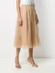 RedValentino تنورة غليتر بكسرات