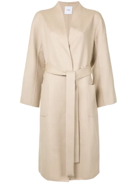 Agnona tie-waist coat