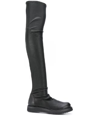 rick owens leather sock boots