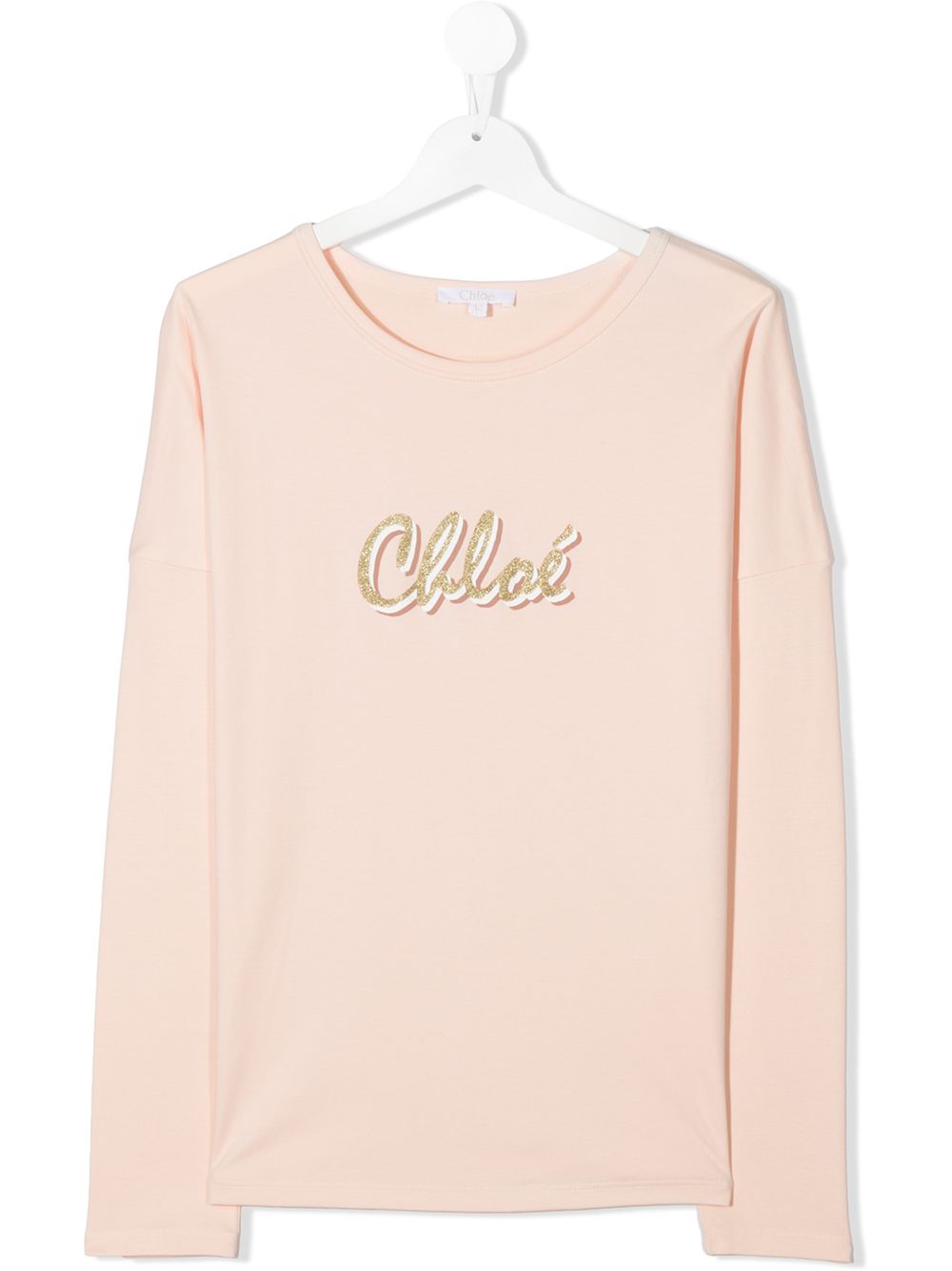 фото Chloé kids футболка с логотипом