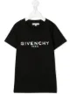 الصورة 1 من Givenchy Kids تيشيرت برقبة دائرية وطبعة شعار الماركة