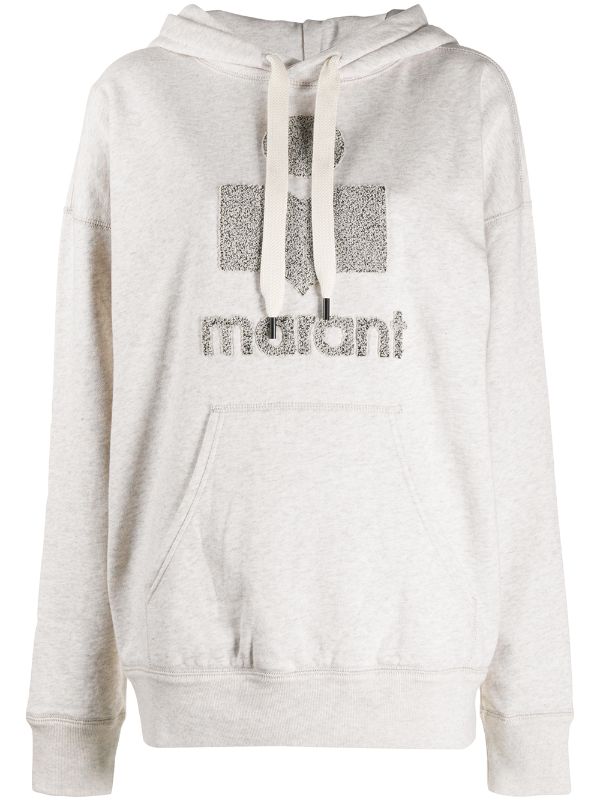 isabel marant logo hoodie