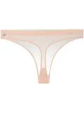 Maison Close mesh thong - Neutrals