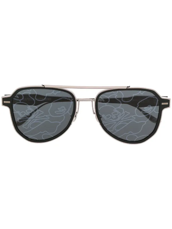 A BATHING APE® lens-decal Square Sunglasses - Farfetch