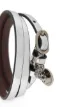 Alexander McQueen metallic Skull wrap bracelet
