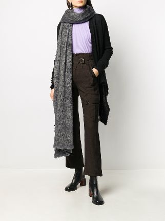 mottled cashmere scarf展示图