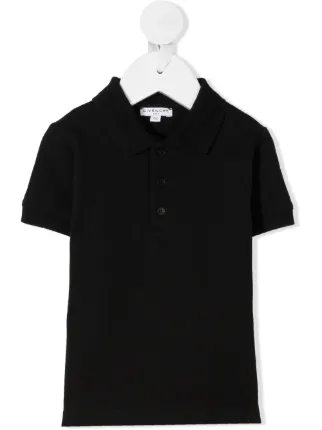 Givenchy Kids short sleeve Polo Shirt Black FARFETCH