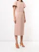 Dion Lee Concave crepe midi dress