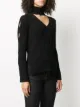 Alexander McQueen high-neck ribbed jumper