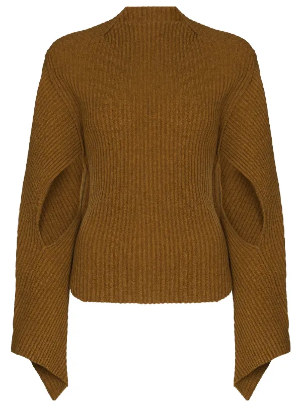 cut out sleeve jumper