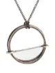 Ann Demeulemeester round pendant necklace