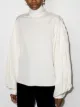 Image 2 of Victoria Beckham balloon sleeves high-neck blouse