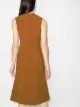 Victoria Beckham sleeveless flared midi dress