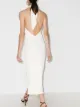 Victoria Beckham halterneck chain-detail dress