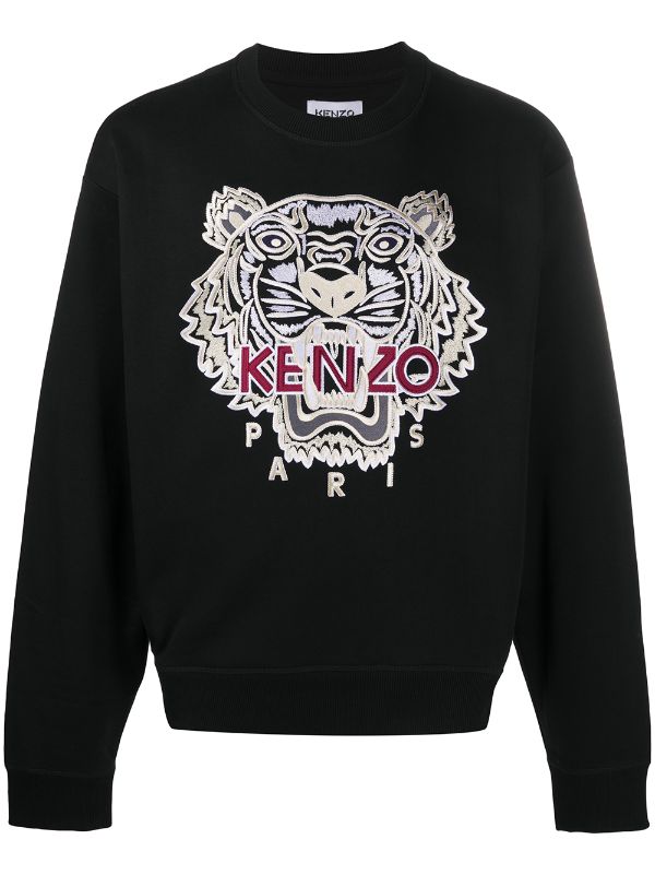 kenzo tiger logo sweatshirt