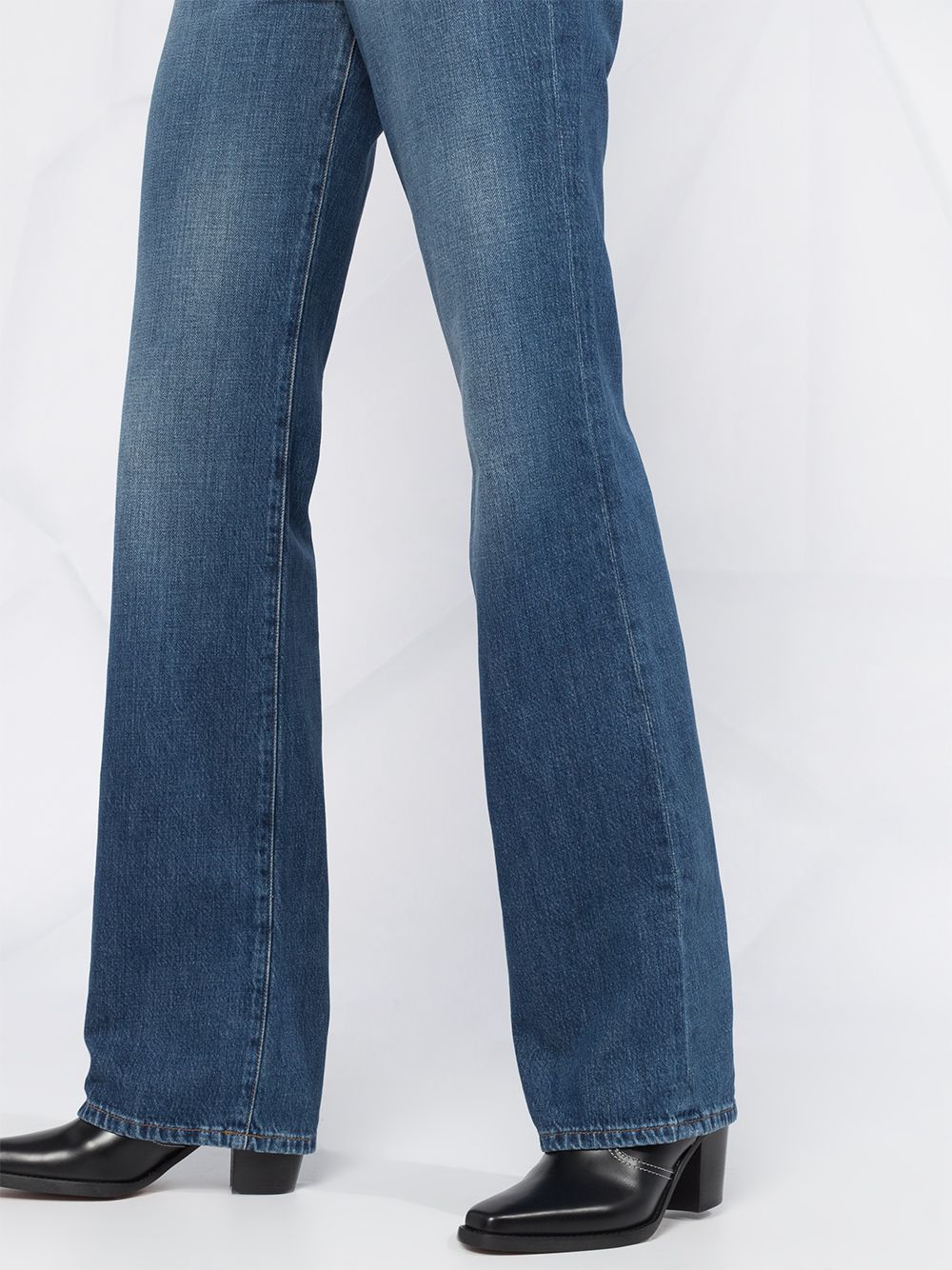 фото Frame джинсы le jane с завышенной талией