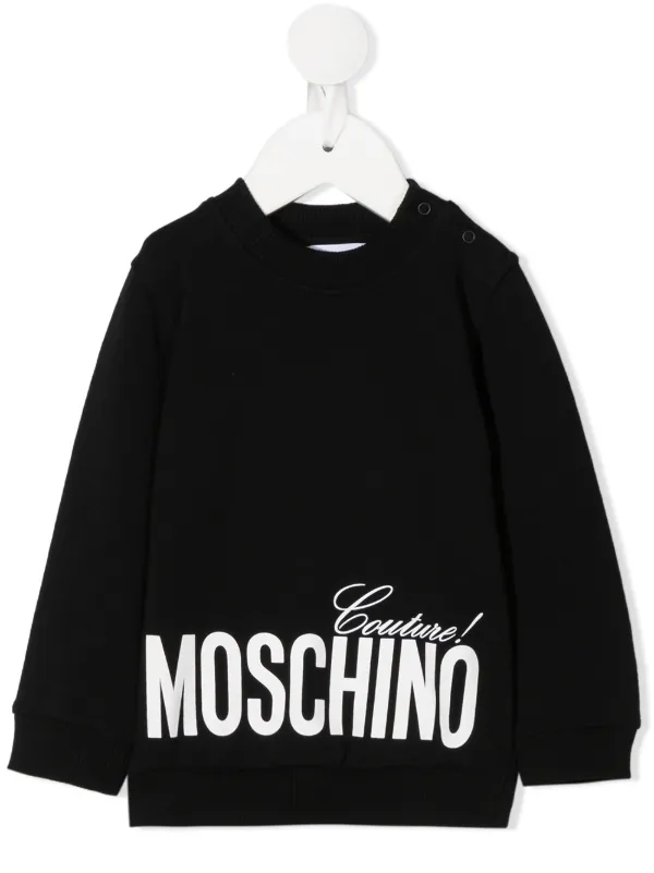 Moschino Kids Sweatshirt Mit Logo Print Farfetch Moschino Kids Sweatshirt Mit Logo Print Farfetch