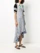 GANNI floral-print wrap-around dress