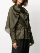 Sacai جاكيت ساتان بحزام