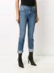 7 For All Mankind mid-rise tapered jeans