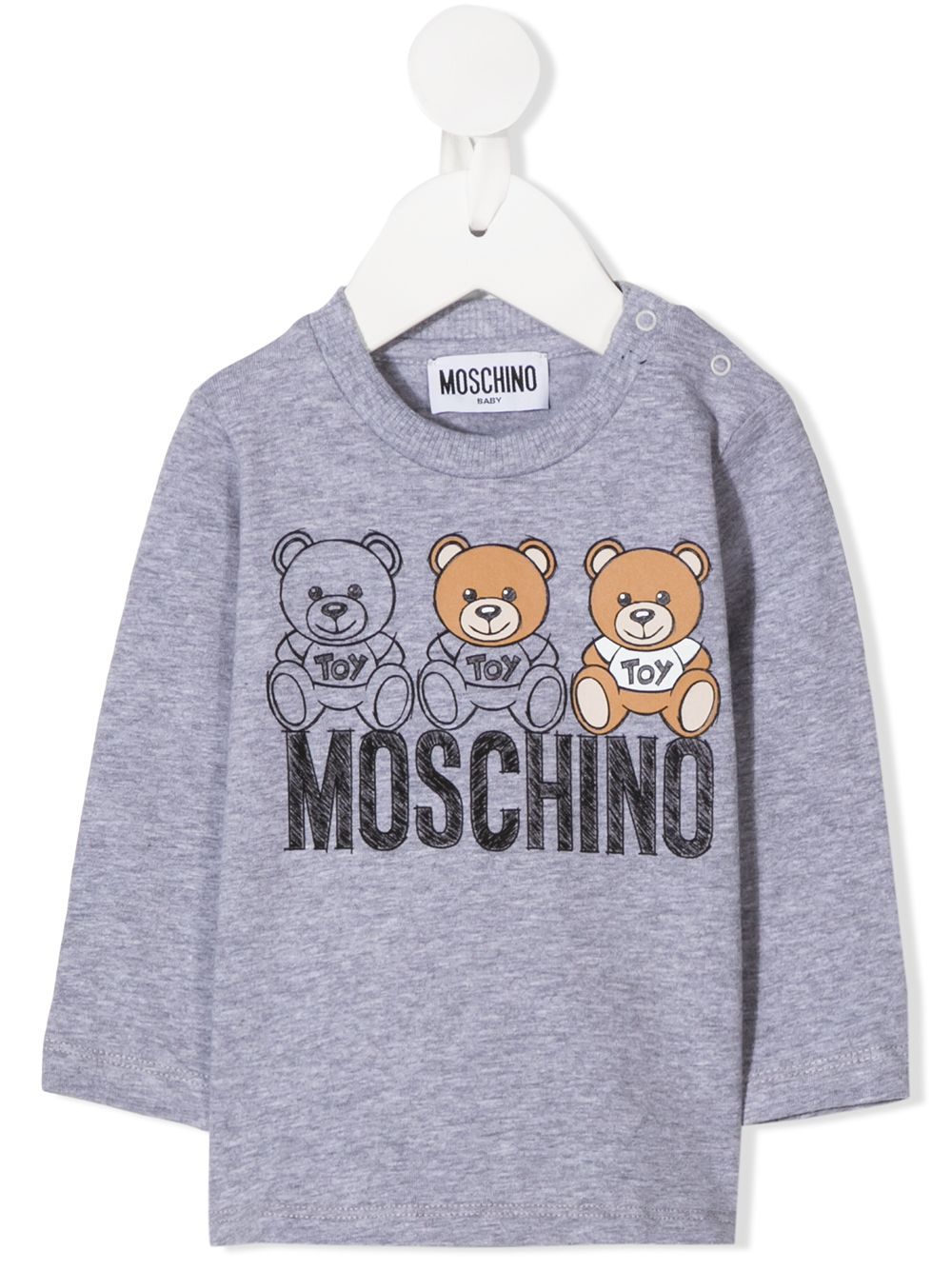 фото Moschino kids футболка с логотипом