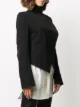 Ann Demeulemeester cropped roll neck jacket