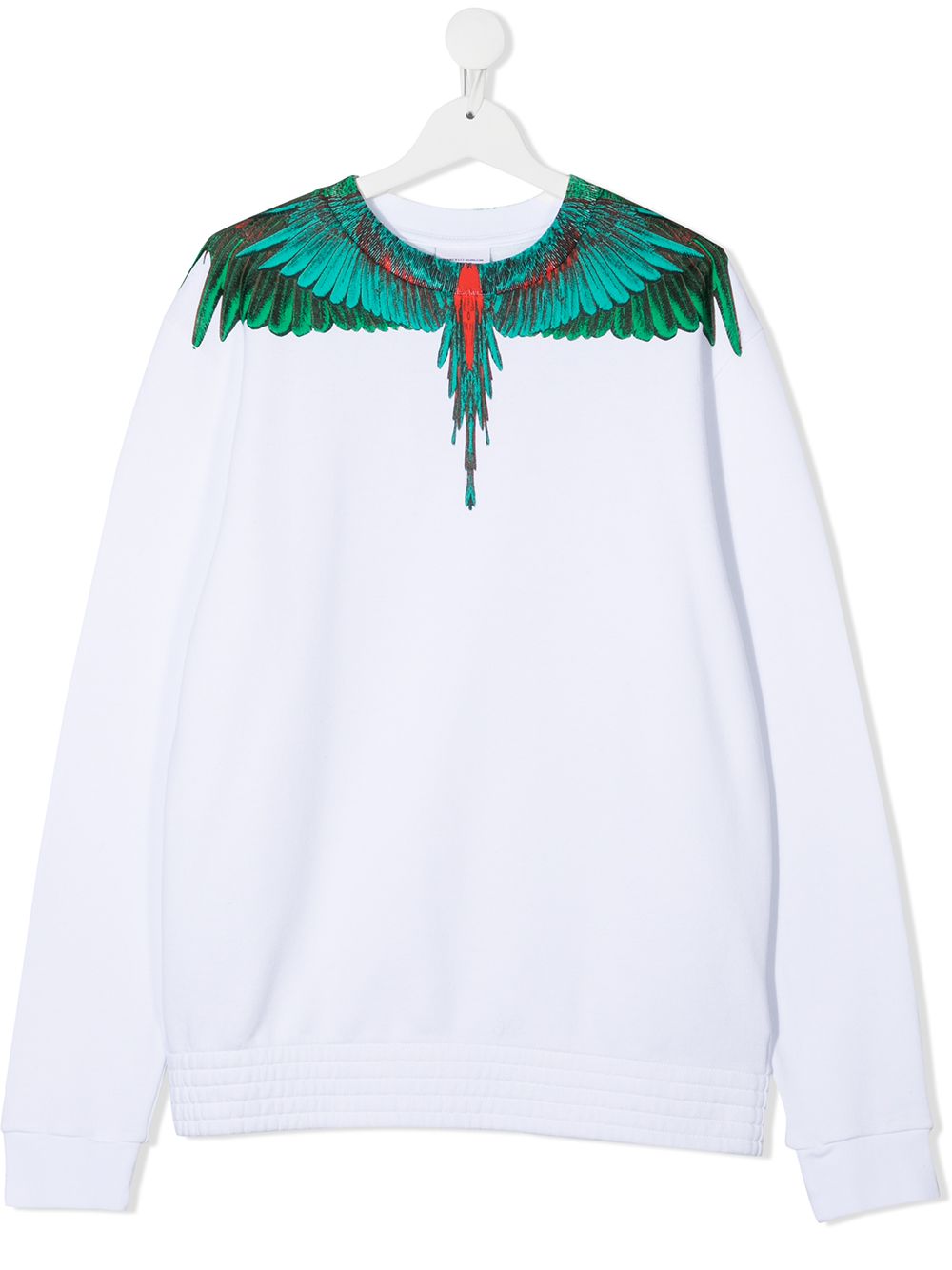 фото Marcelo burlon county of milan kids толстовка с принтом wings