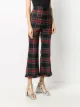 Miu Miu tartan-check cropped trousers