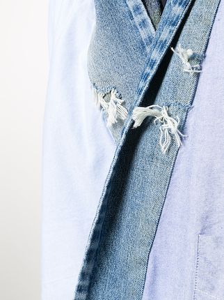 denim trim jacket展示图