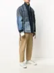Greg Lauren rib-trimmed panelled jacket