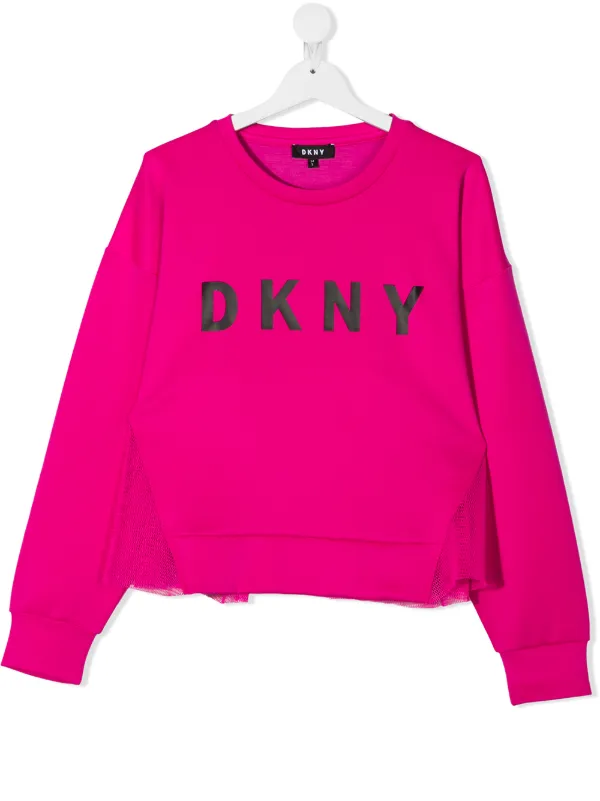 dkny pink sweatshirt