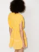 lemlem striped cotton flared mini dress