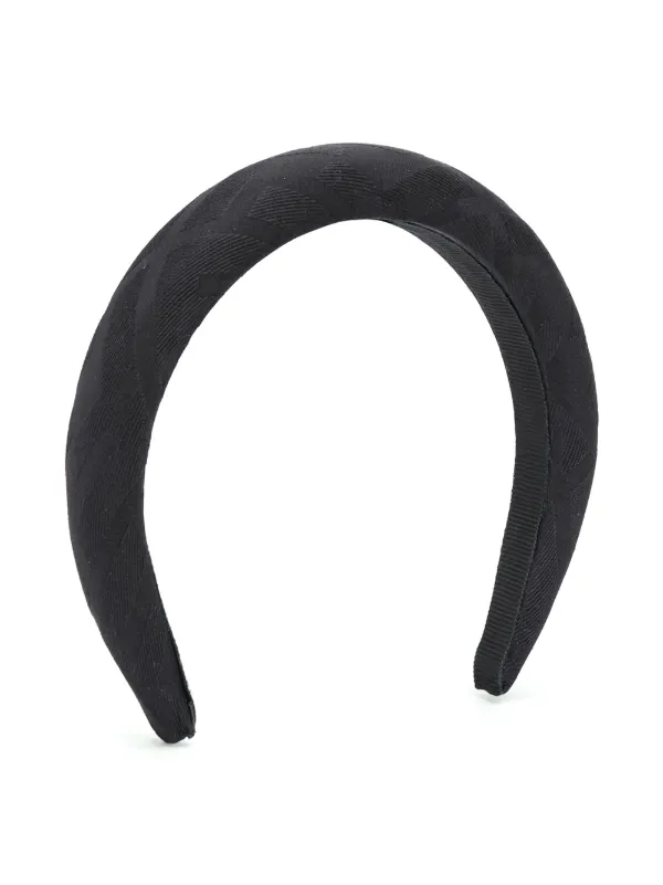 fendi headband black and white
