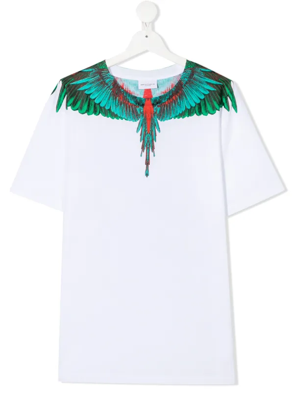 Marcelo Burlon County Of Milan Kids TEEN T Shirt Mit Flügel Designer Strick für Herren von Marcelo Burlon County of