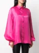 Redemption split-sleeve satin shirt