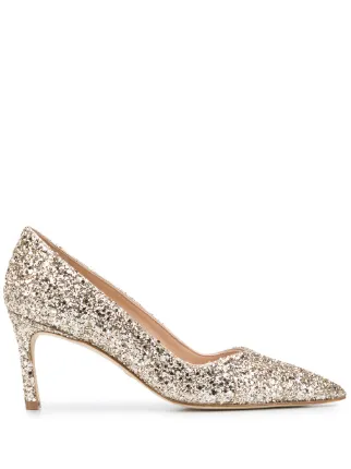 stuart weitzman glitter shoes
