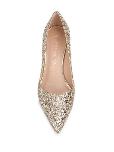 stuart weitzman glitter shoes